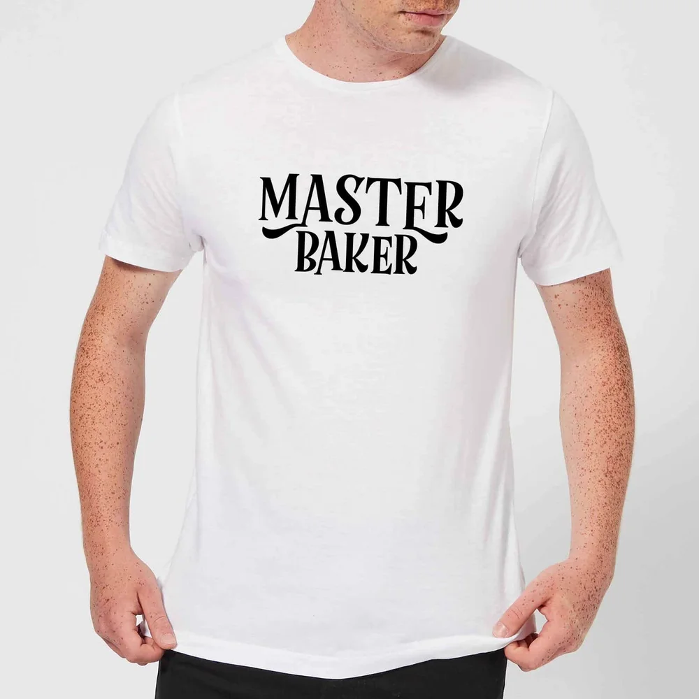 Master Baker T-shirt - Wit - S - Wit Afbeelding 1