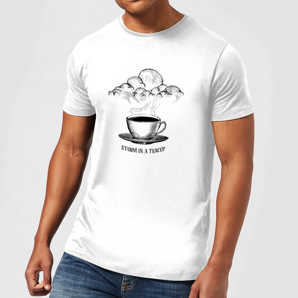 Storm In A Teacup T-shirt - Wit - S - Wit Afbeelding 1
