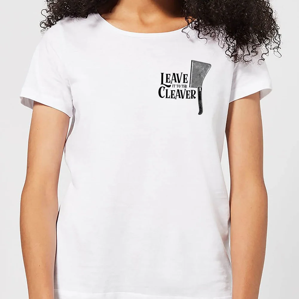 Leave It To The Cleaver Dames T-shirt - Wit - S - Wit Afbeelding 1