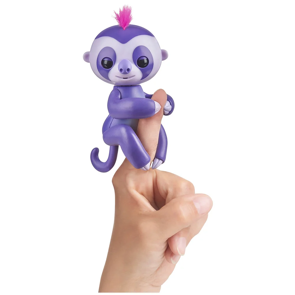 Fingerlings Baby Sloth - Marge (Purple) Afbeelding 1