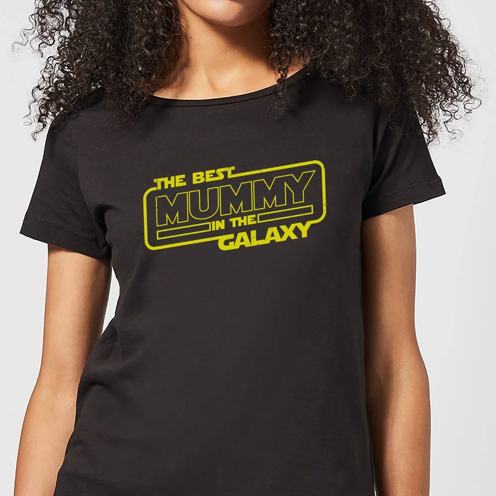 Best Mummy In The Galaxy Women's T-Shirt - Black - 3XL Afbeelding 1