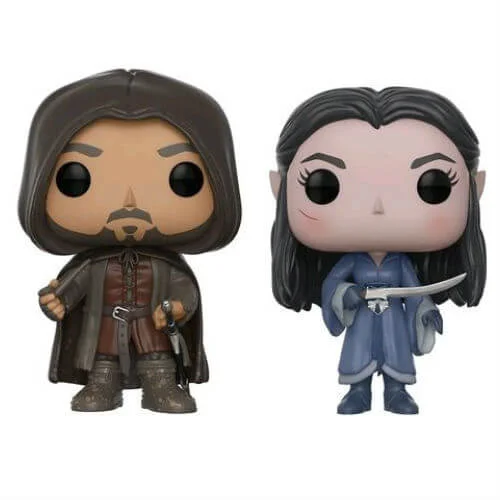 Lord of the Rings Aragorn & Arwen EXC Pop! Vinyl Figure 2-Pack Afbeelding 1