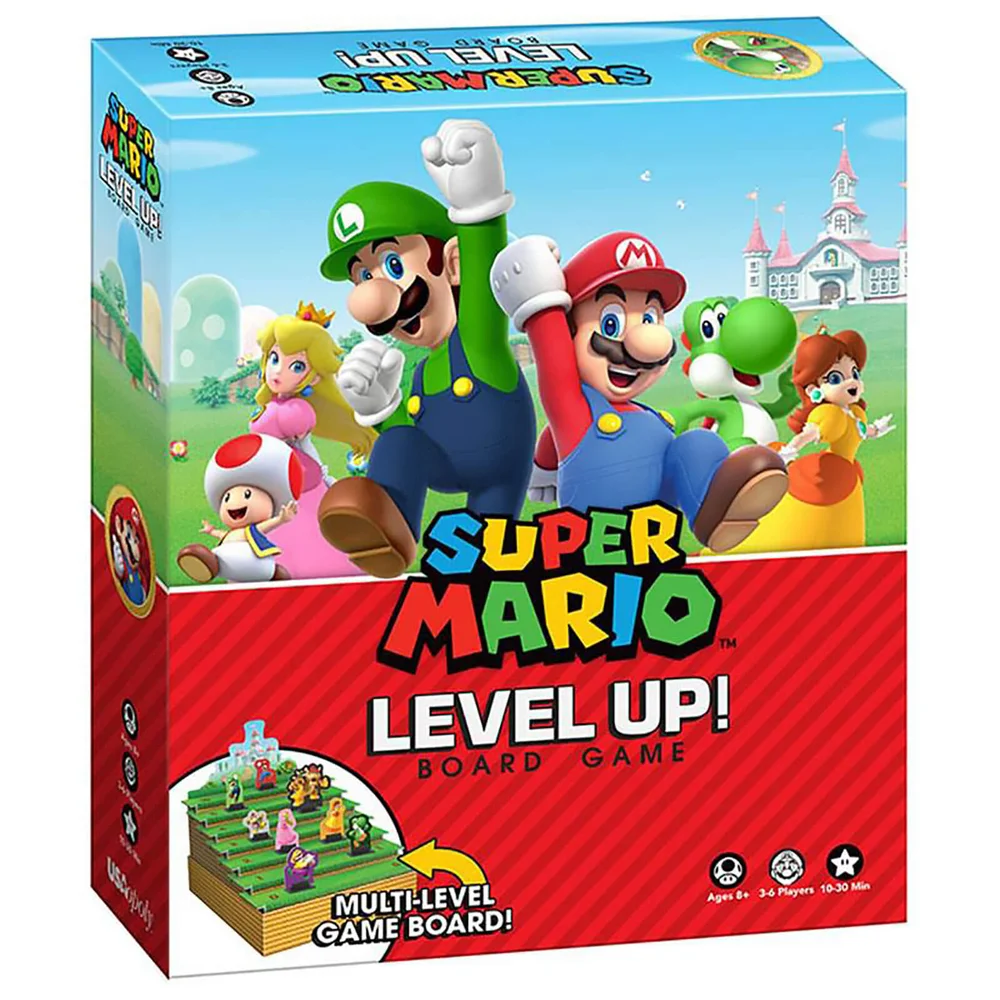 Super Mario Level Up! Board Game Afbeelding 1