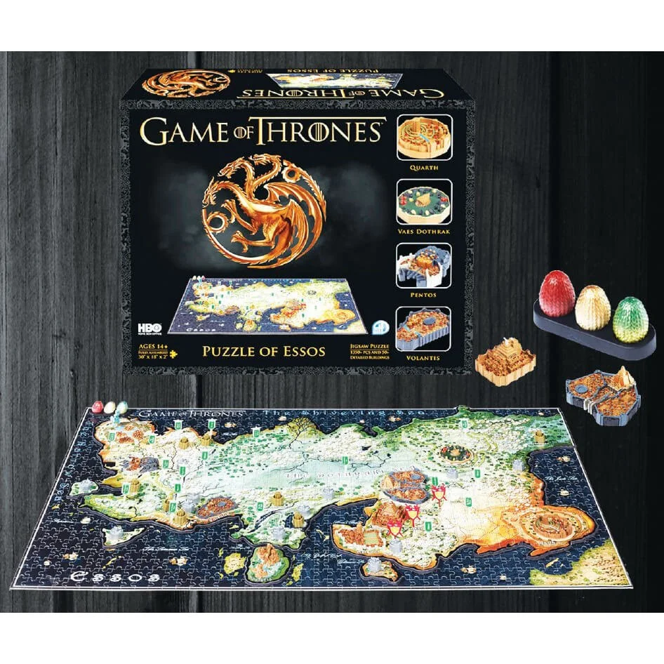 Game of Thrones 3D Puzzle Essos (1350 Pieces) Afbeelding 1