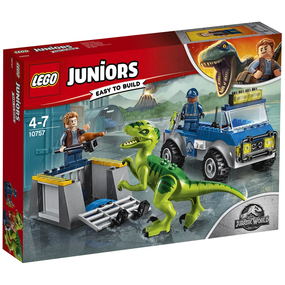 LEGO Juniors Jurassic World: Raptor reddingsauto (10757) Afbeelding 1
