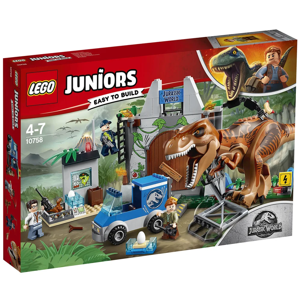 LEGO Juniors Jurassic World: T. rex ontsnapping (10758) Afbeelding 1