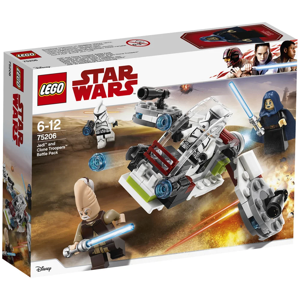 LEGO Star Wars Classic: Jedi™ en Clone Troopers™ Battle Pack (75206) Afbeelding 1