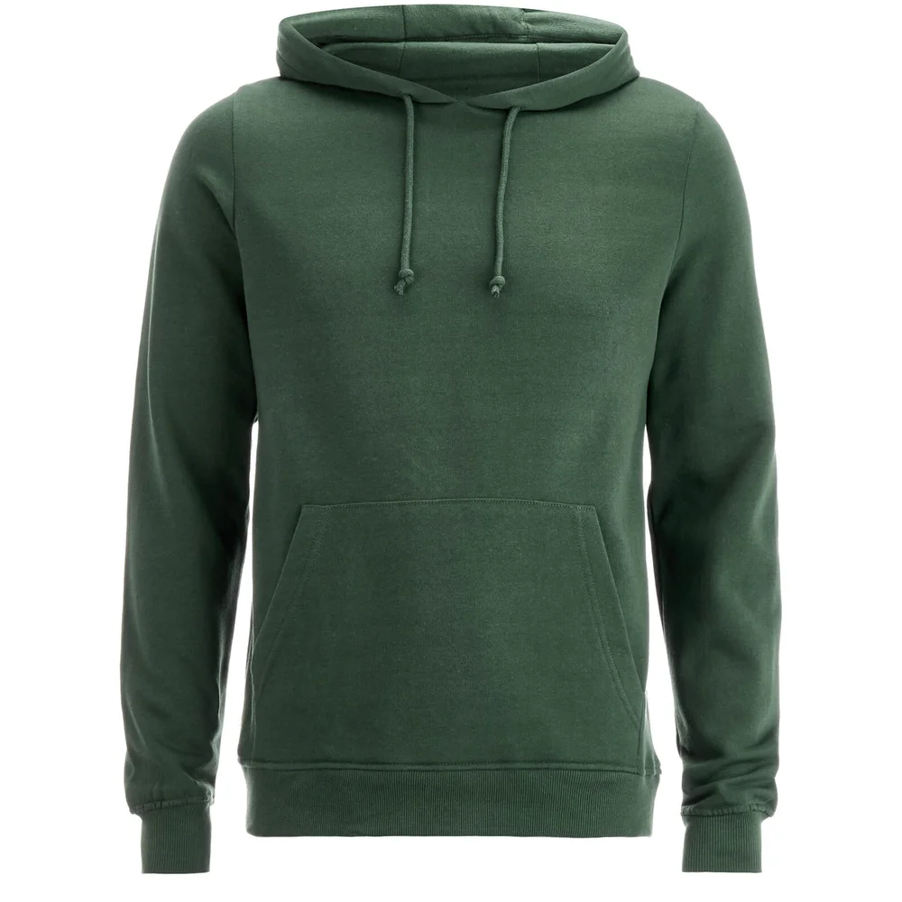Brave Soul Men's Clarence Hoody - Bottle Green - S - Groen Afbeelding 1