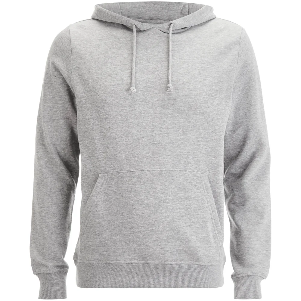 Brave Soul Men's Clarence Hoody - Dark Grey Marl - S - Grijs Afbeelding 1
