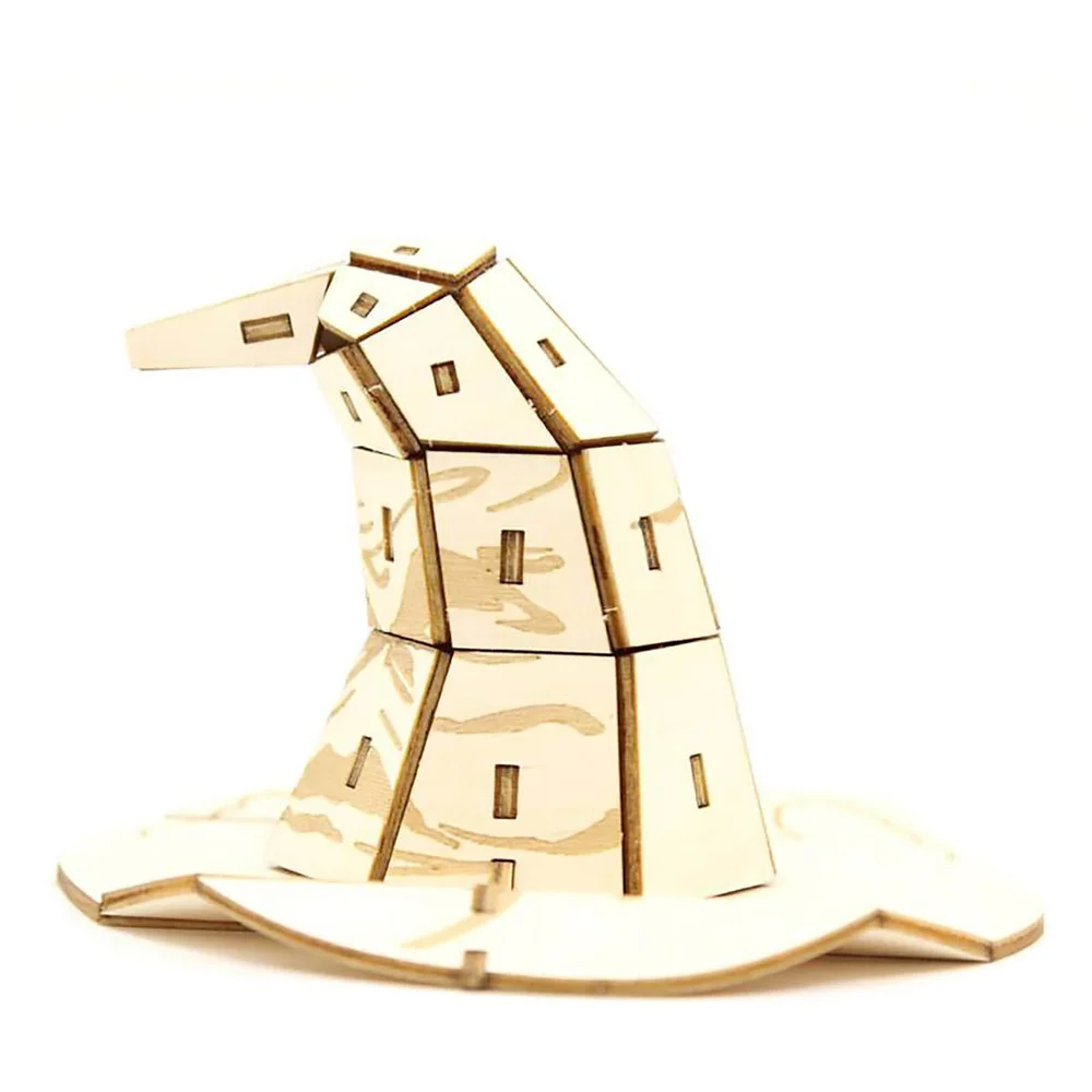 Incredibuilds Harry Potter The Sorting Hat 3D Wooden Model Kit Afbeelding 1