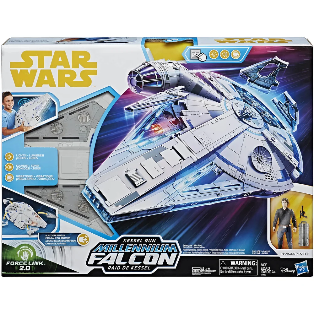 Solo: A Star Wars Story: Kessel Run Millennium Falcon & Han Solo Figure Afbeelding 1