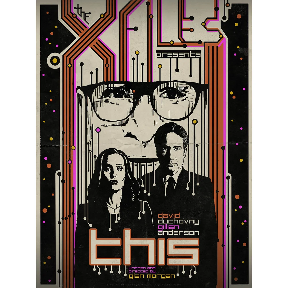 The X-Files 'This' Lithograph by J.J. Lendl (18 x 24 Inch) - Zavvi UK Exclusive Afbeelding 1