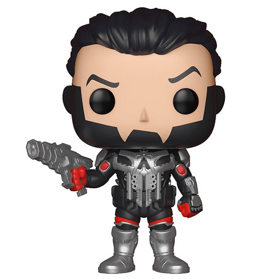 Marvel Contest of Champions Punisher 2099 EXC Pop! Vinyl figuur Afbeelding 1