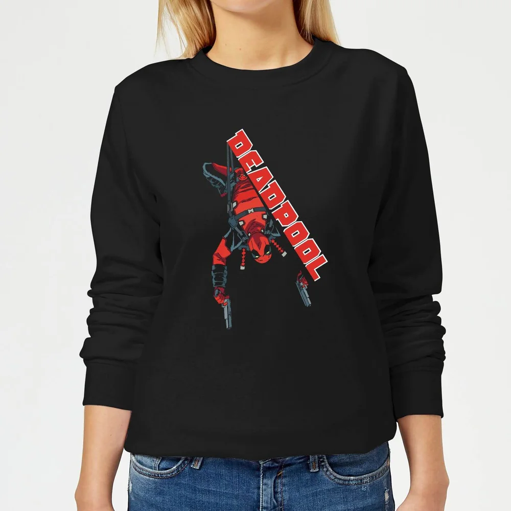 Marvel Deadpool Hang Split Dames Trui - Zwart - S Afbeelding 1