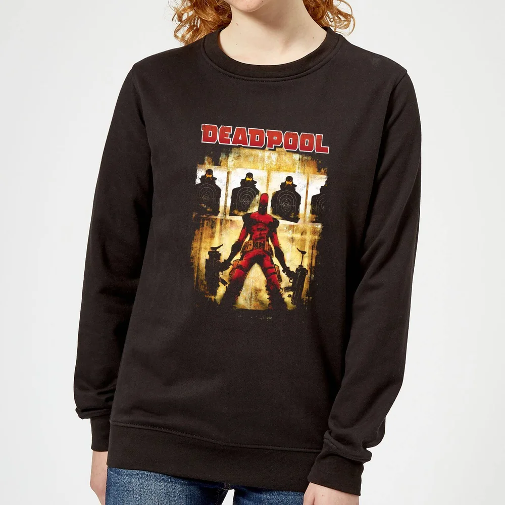 Marvel Deadpool Target Practice Dames Trui - Zwart - S Afbeelding 1