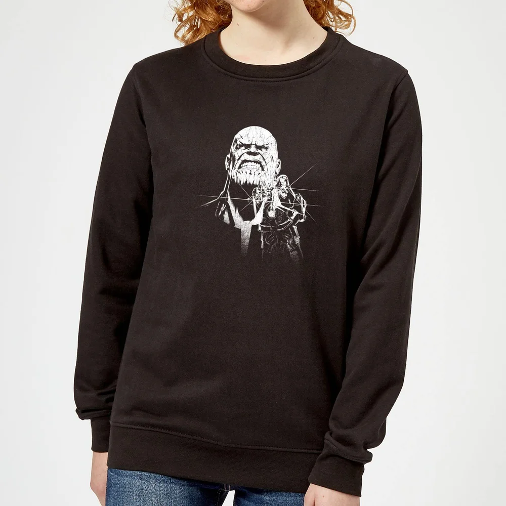 Marvel Avengers Infinity War Fierce Thanos Dames Trui - Zwart - S Afbeelding 1