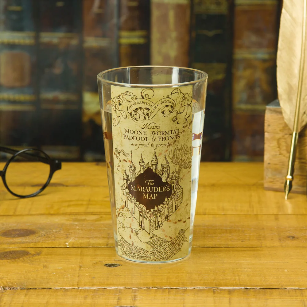 Harry Potter Marauder's Map-waterglas (sluipwegwijzer) Afbeelding 1