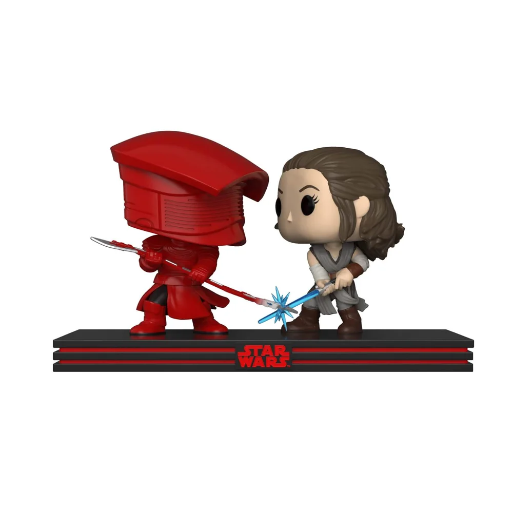 Star Wars The Last Jedi Rey & Praetorian Guard Pop! Movie Moment Afbeelding 1