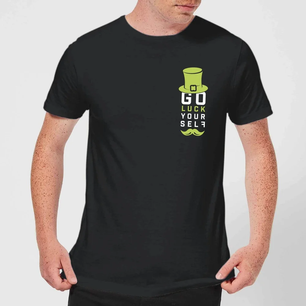 Go Luck Yourself T-Shirt - Black - 3XL - Zwart Afbeelding 1