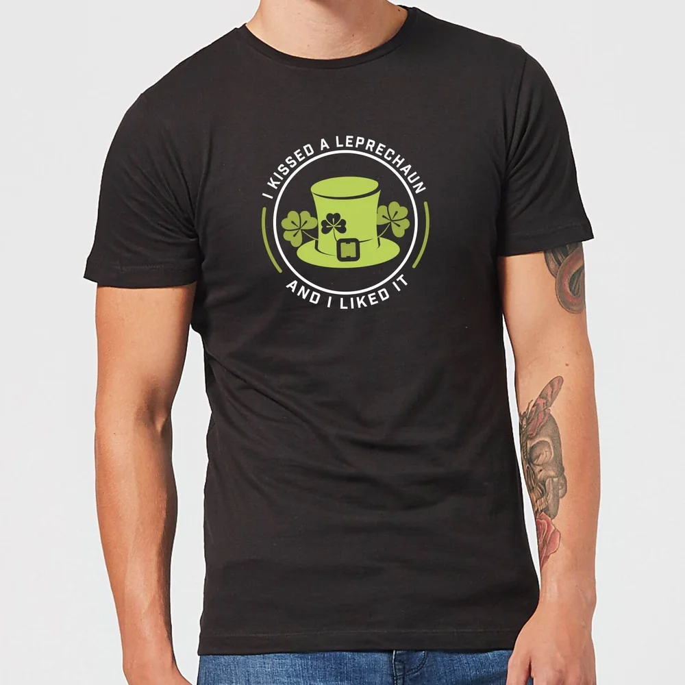 I Kissed A Leprachaun And I Liked It T-Shirt - Black - 3XL - Zwart Afbeelding 1
