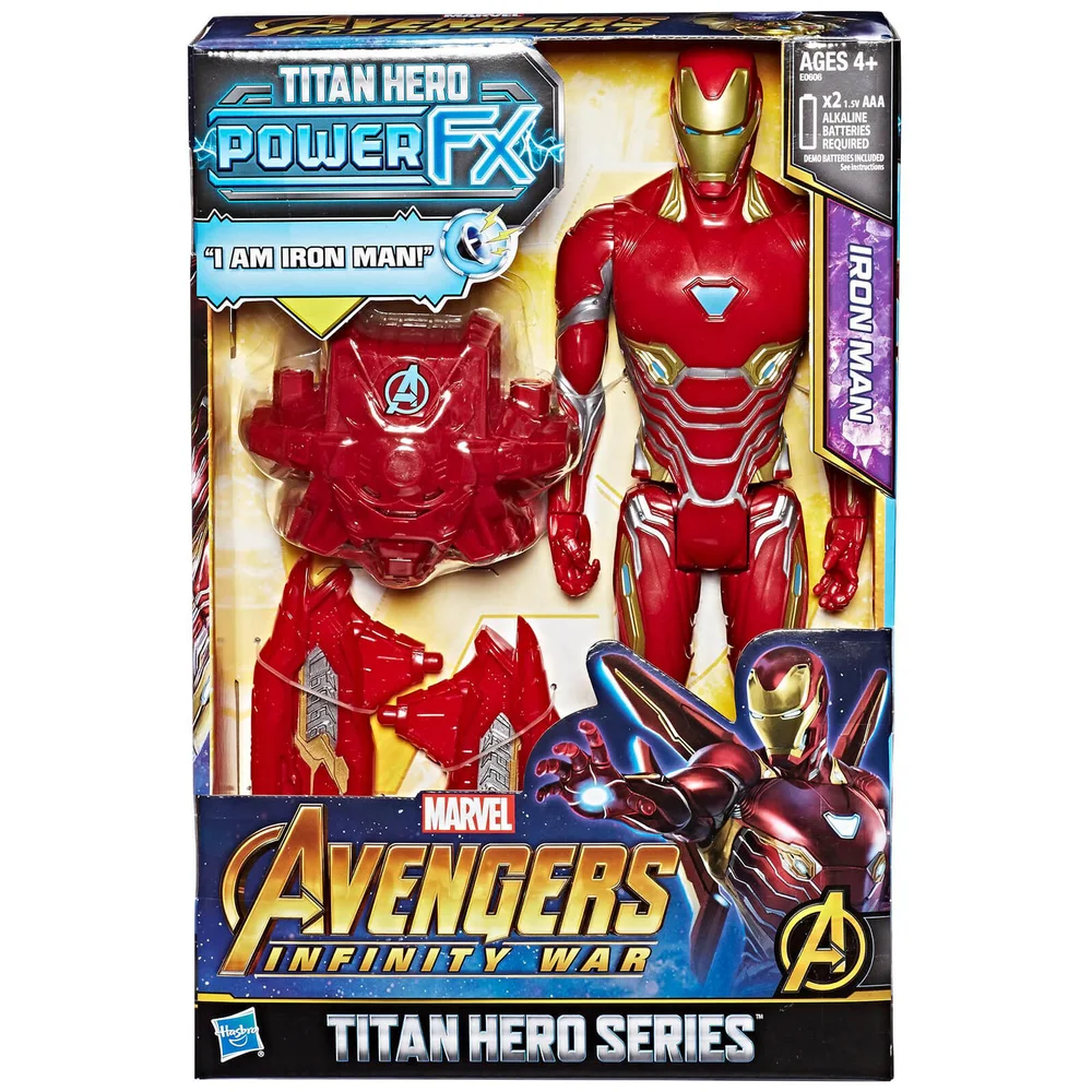 Hasbro Marvel Avengers Infinity War Titan Heroes Power FX Iron Man Action Figure Afbeelding 1