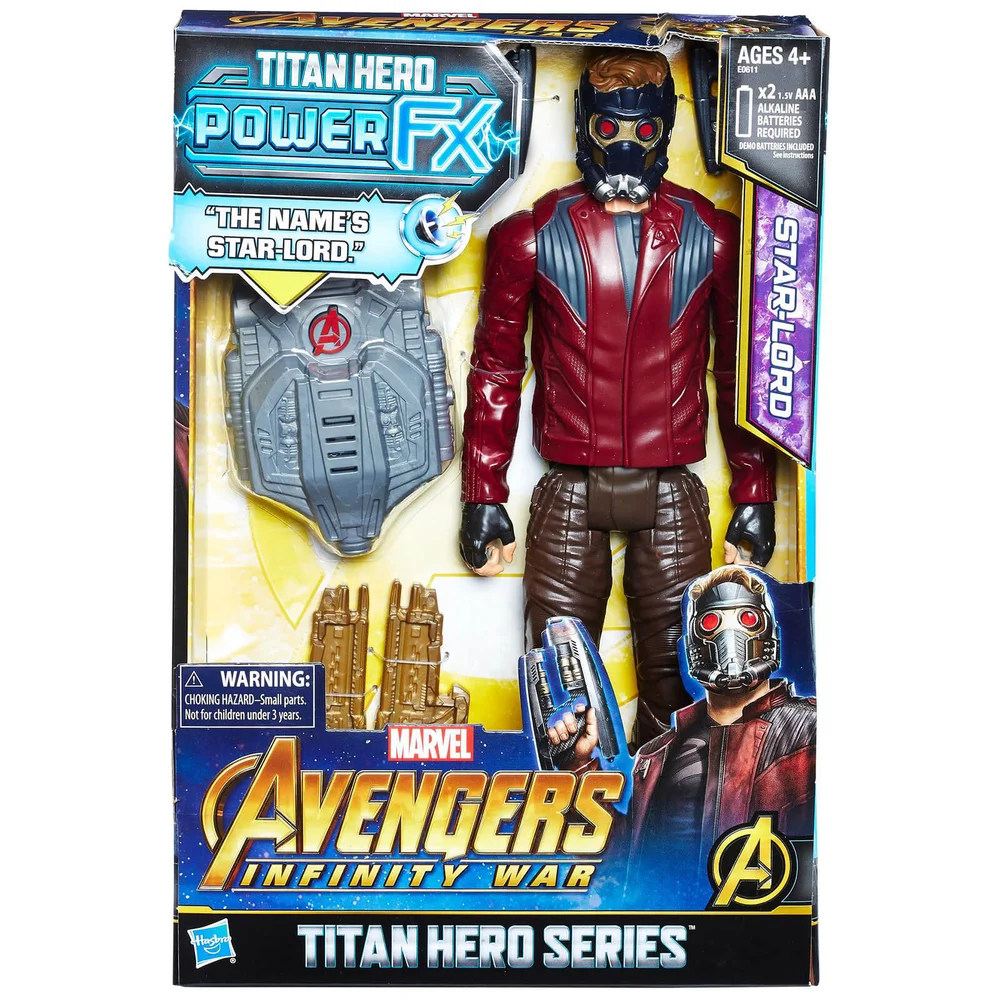 Hasbro Marvel Avengers Infinity War Titan Heroes Power FX Star-Lord Action Figure Afbeelding 1
