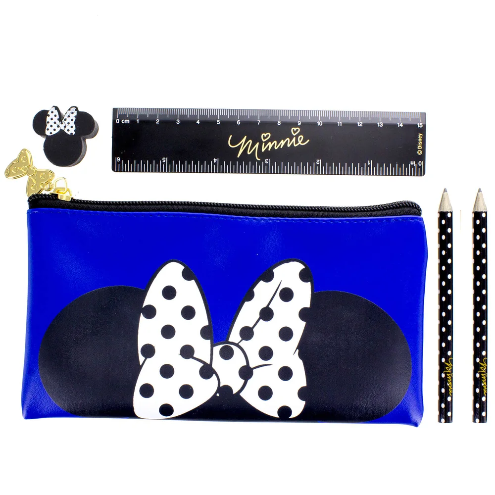 Disney Minnie Mouse etui met schrijfwaren Afbeelding 1