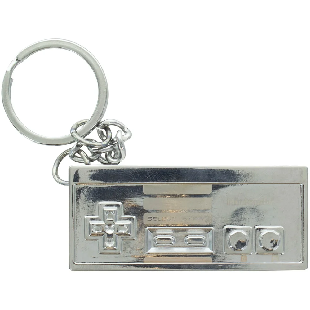 Nintendo NES 3D metalen sleutelring Afbeelding 1