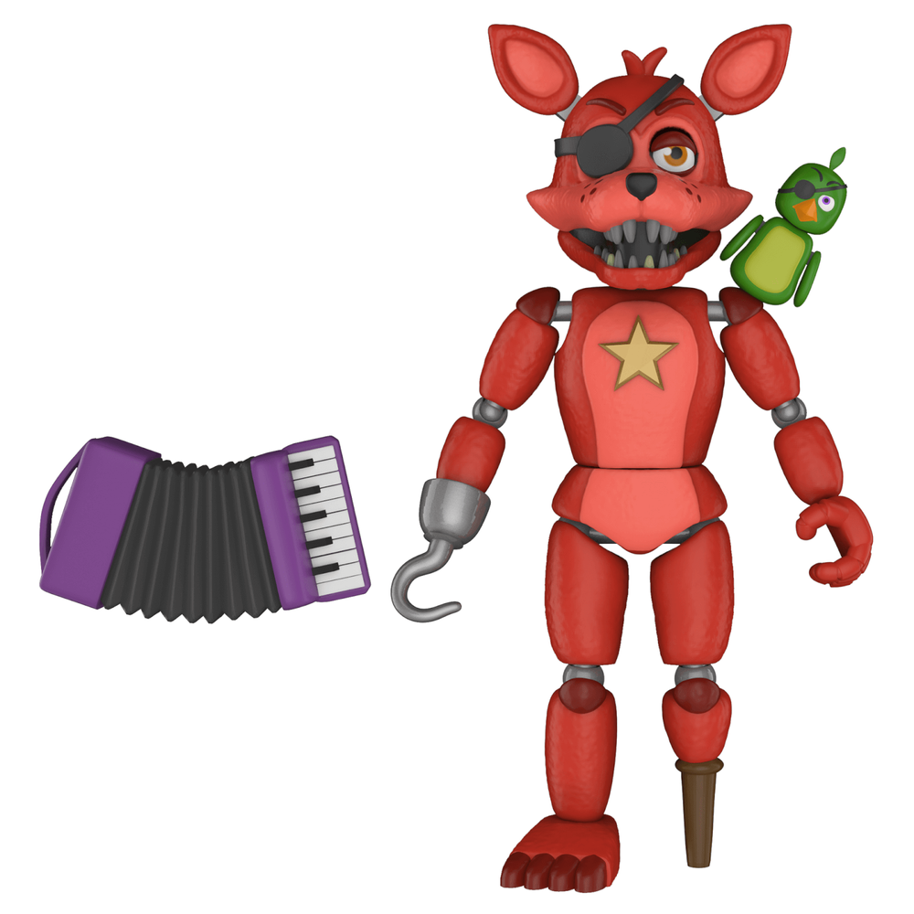 Five Nights at Freddy's Pizza Simulator Rockstar Foxy Action Figure Afbeelding 1