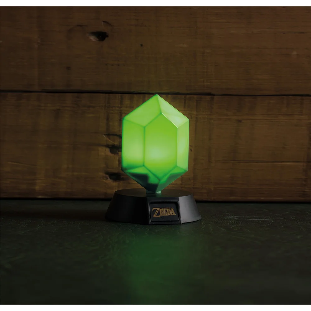 The Legend of Zelda Green Rupee 3D-lamp Afbeelding 1