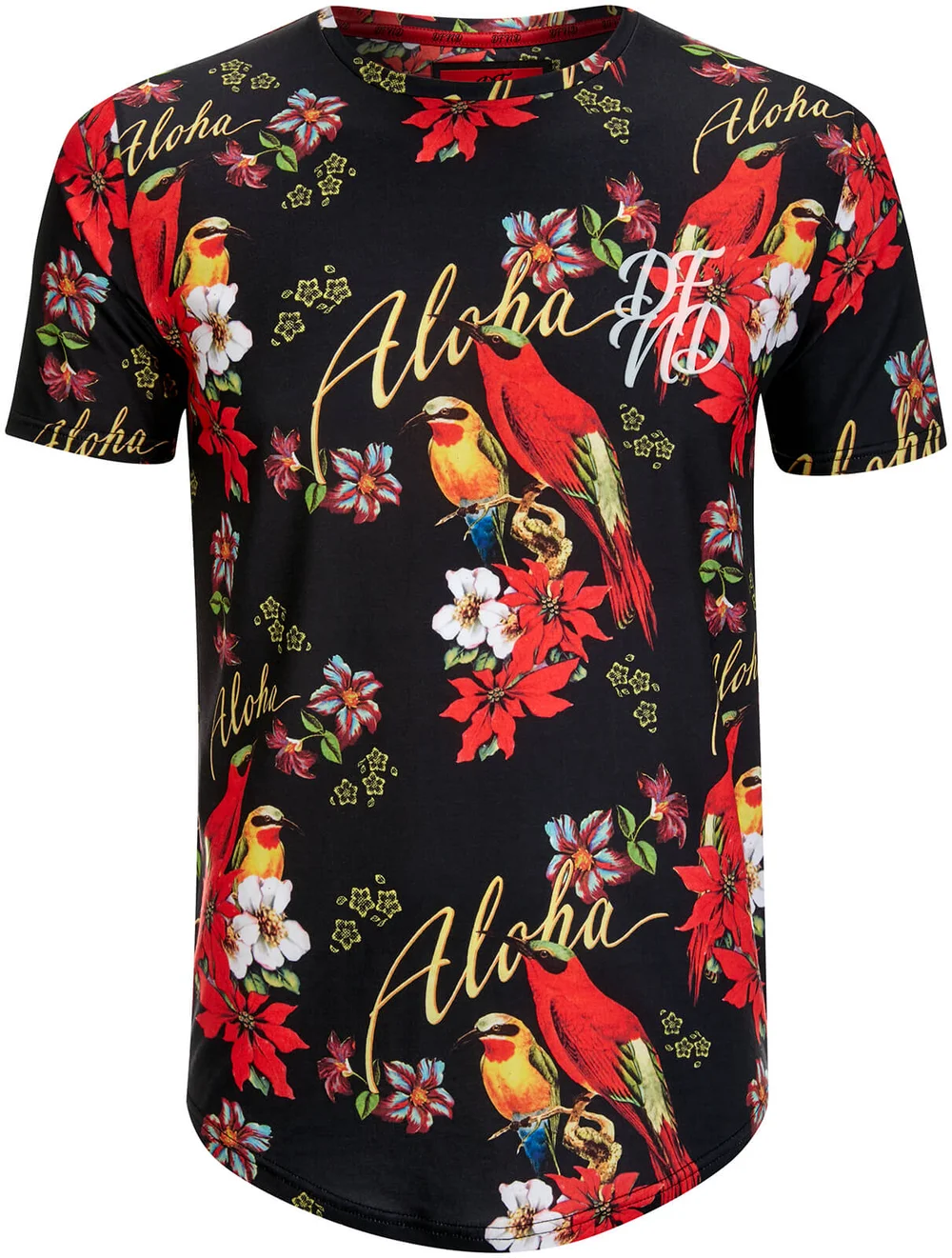 DFND Men's Twinbirds T-Shirt - Black - XS - Zwart Afbeelding 1