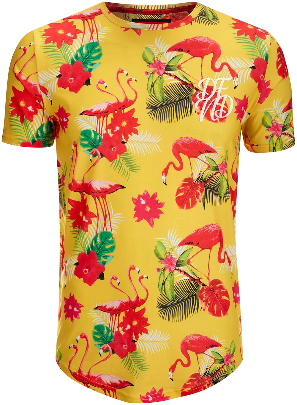 DFND Men's Tropic T-Shirt - Yellow - XS - Geel Afbeelding 1