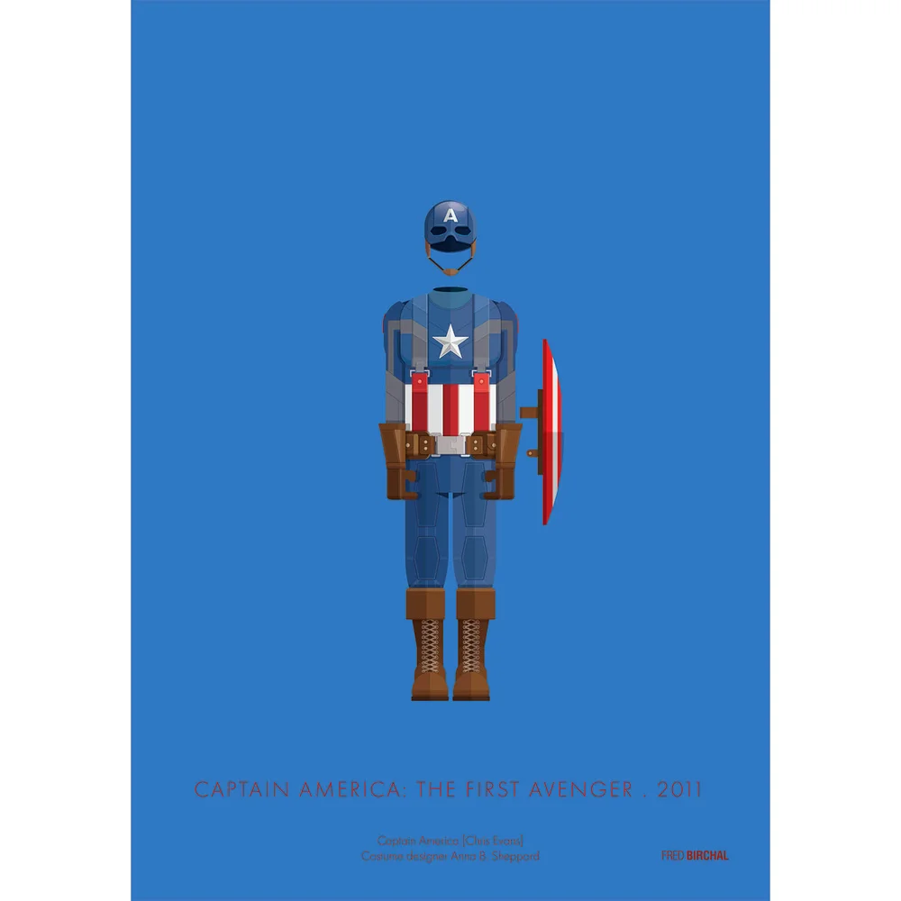 Captain America Print Afbeelding 1