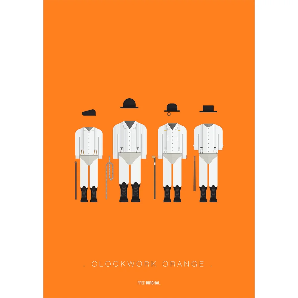 Clockwork Orange Print Afbeelding 1