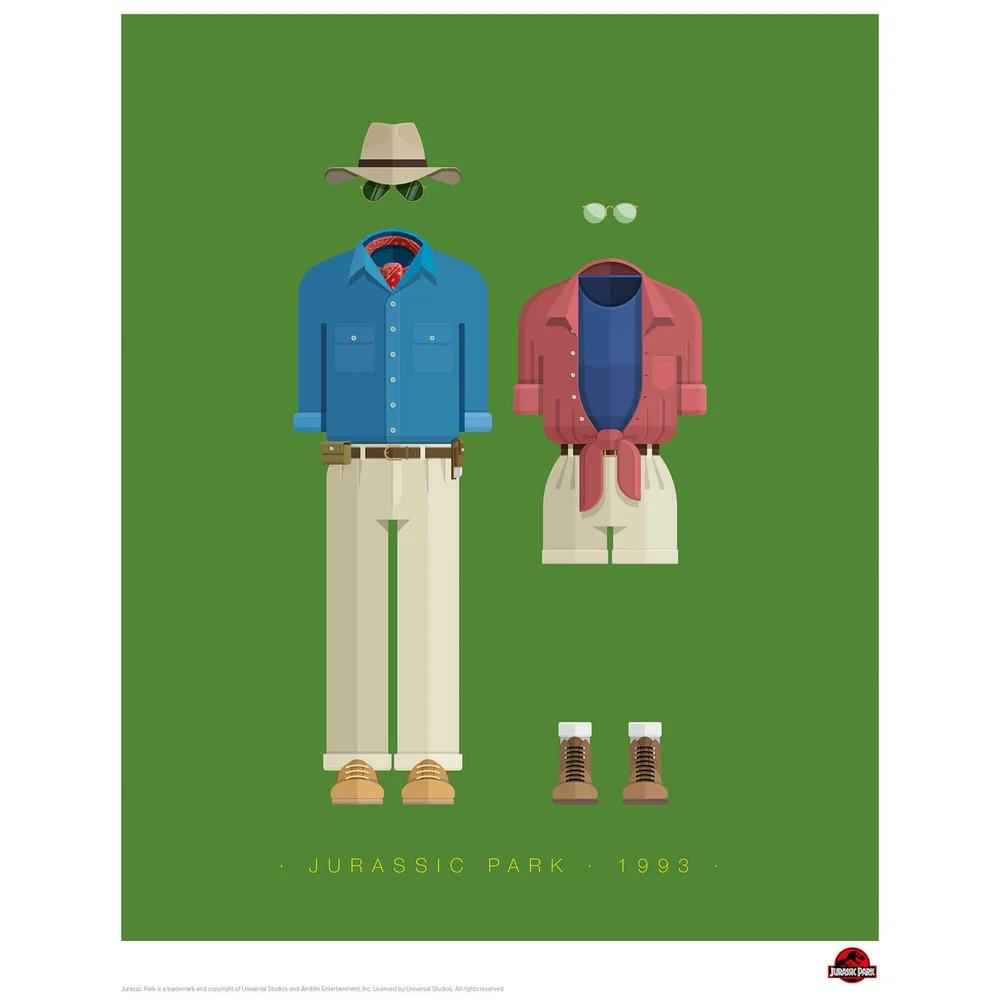 Jurassic Park Print Afbeelding 1