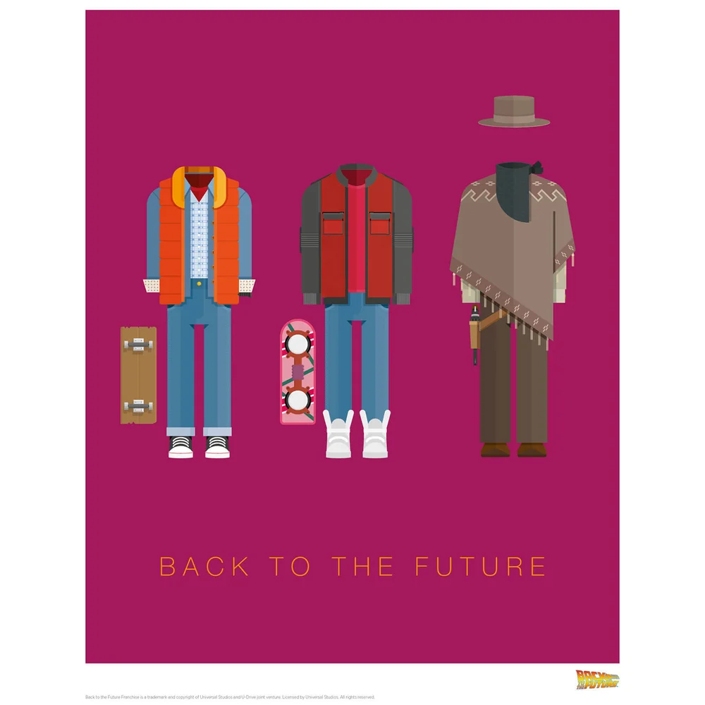 Back To The Future Print Afbeelding 1