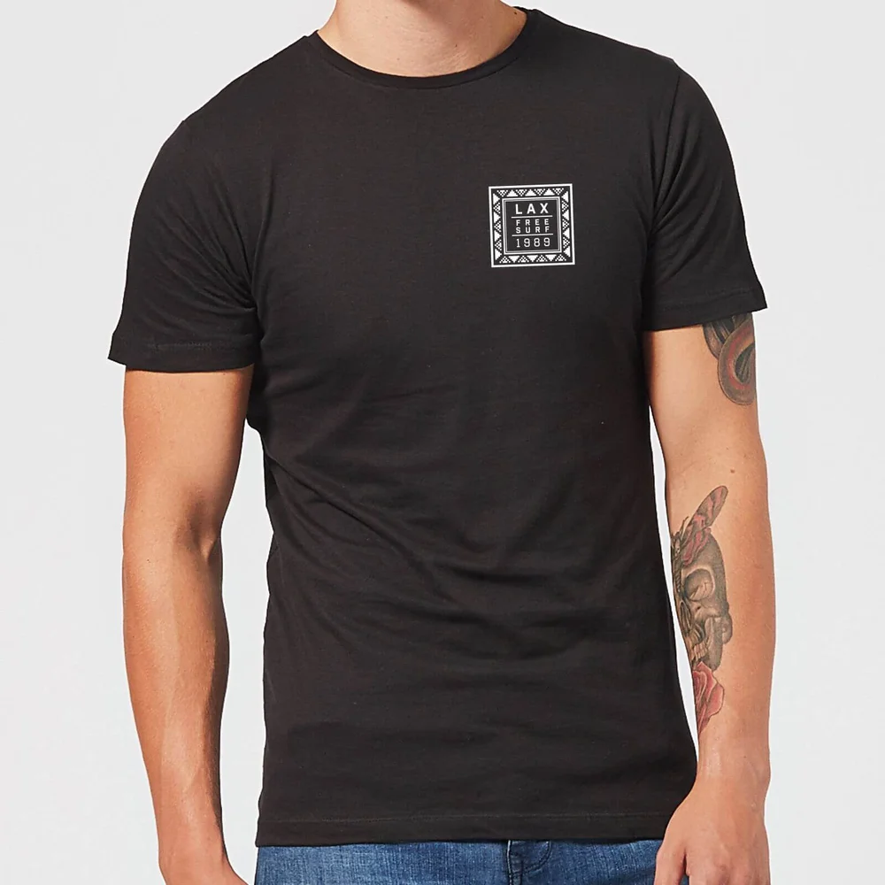 Native Shore Men's Lax Free Surf T-Shirt - Black - 5XL Afbeelding 1
