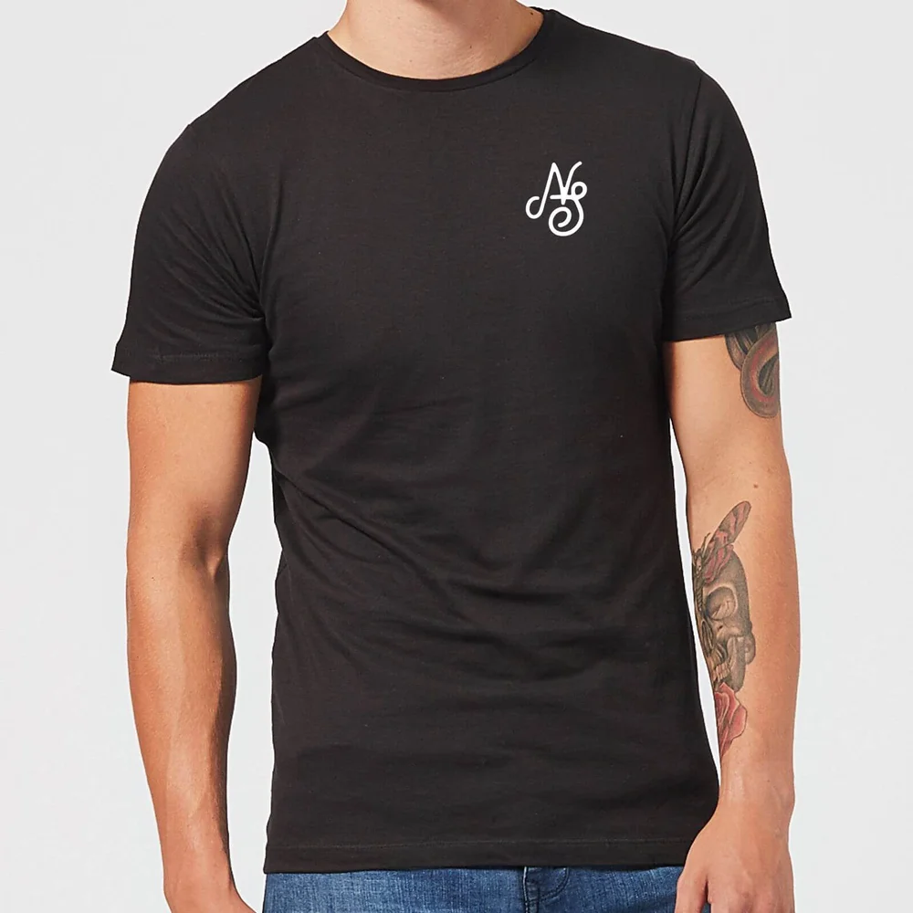 Native Shore Men's Essential Script T-Shirt - Black - 5XL Afbeelding 1