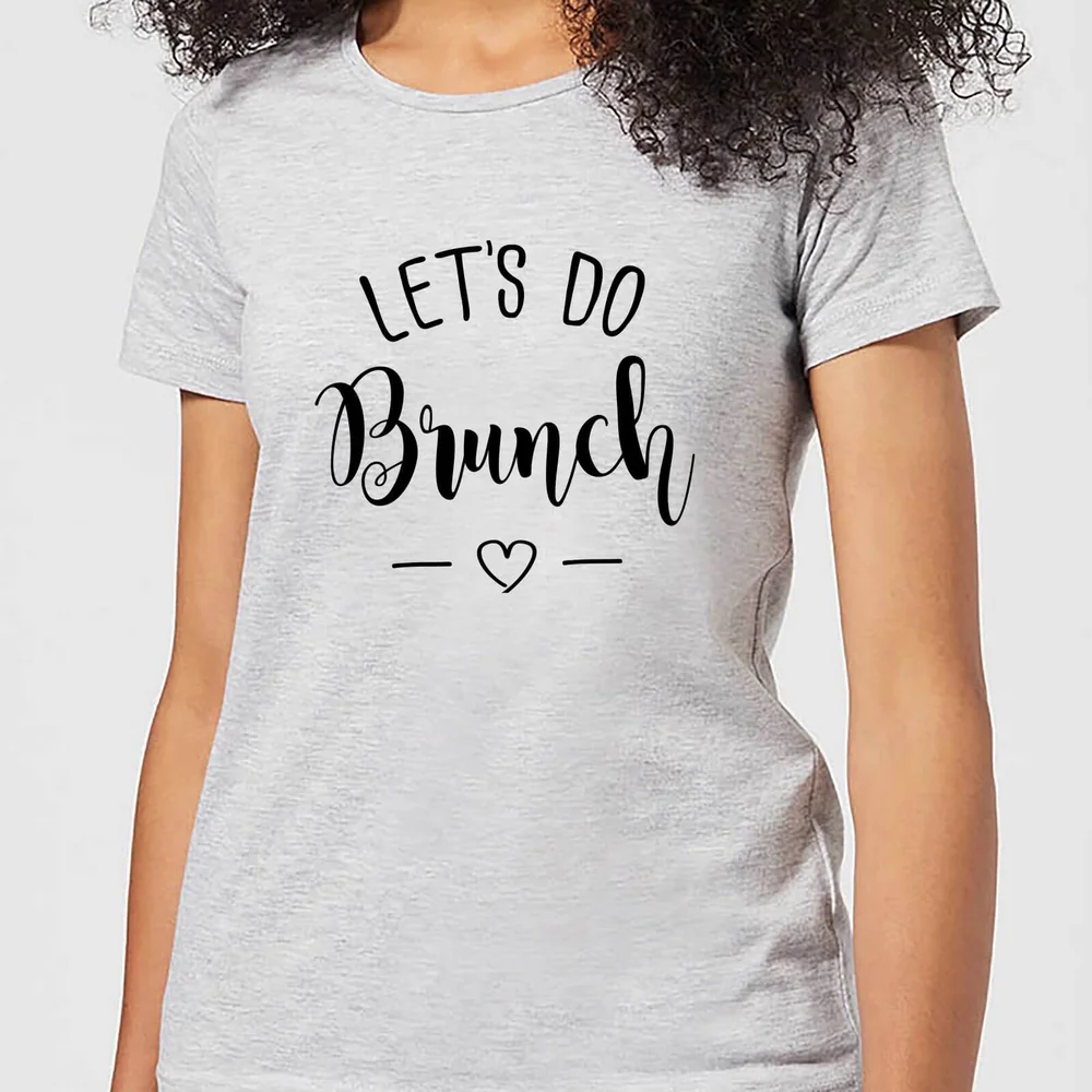 Lets Do Brunch Women's T-Shirt - Grey - S - Grijs Afbeelding 1