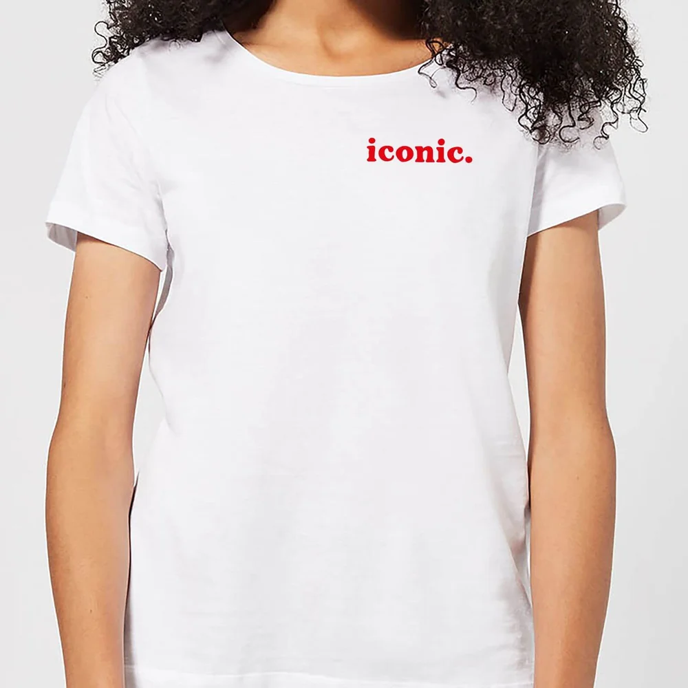 Iconic Women's T-Shirt - White - S - Wit Afbeelding 1
