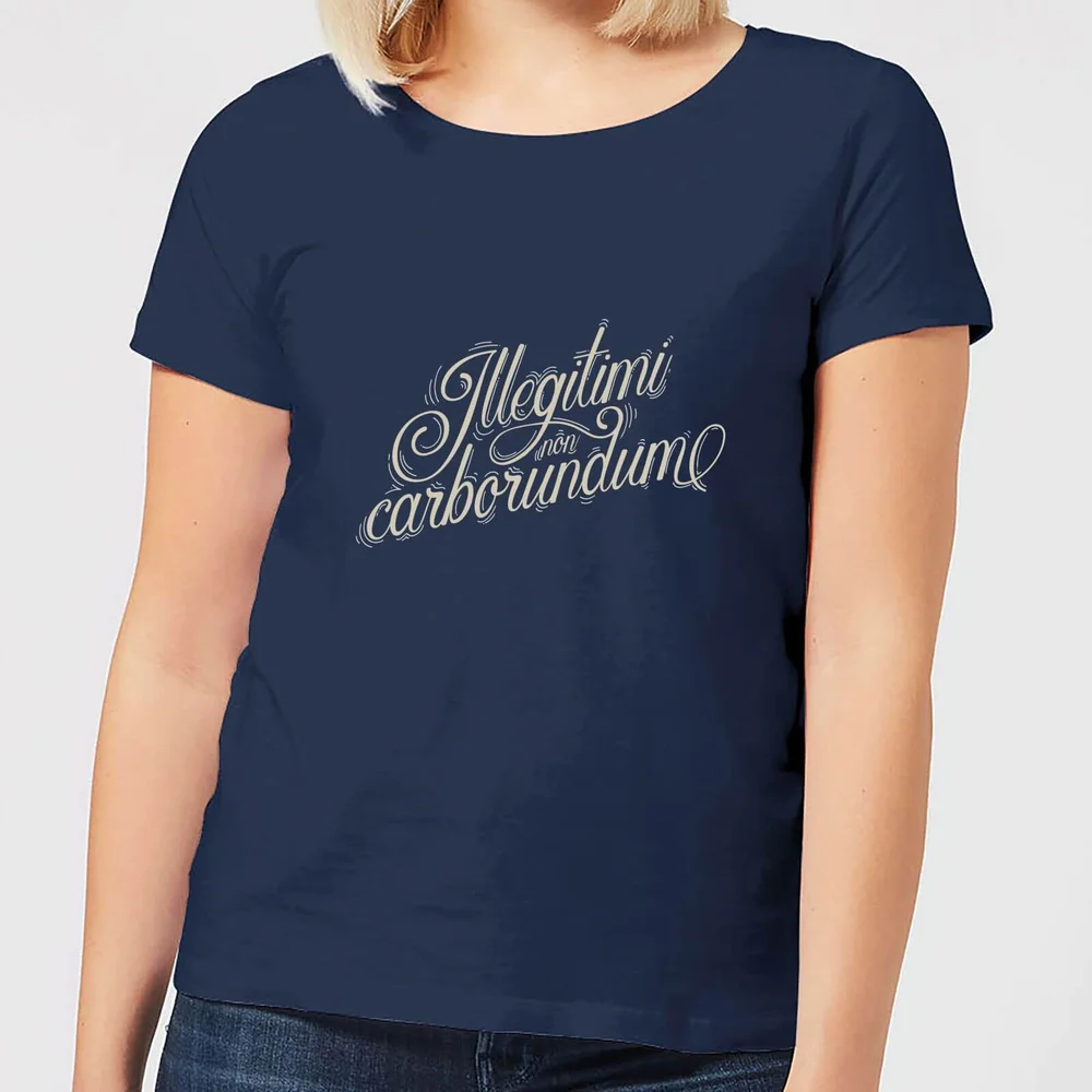Illegitimi Women's T-Shirt - Navy - S - Navy blauw Afbeelding 1