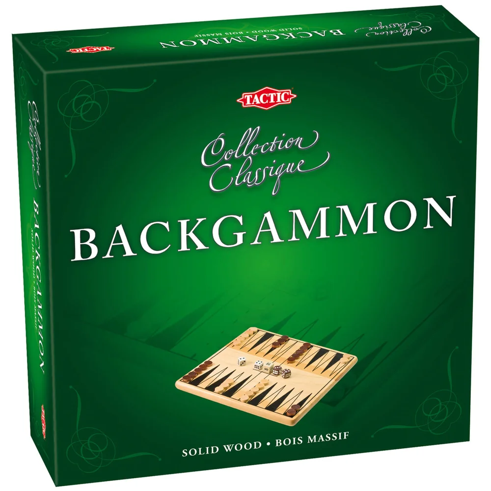 Backgammon in Cardboard Box Afbeelding 1