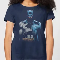 DC Comics Batman Close Up Dames T-shirt - Navy - undefined undefined