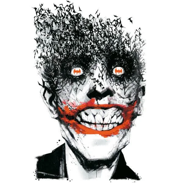 DC Comics Batman Joker Face Of Bats Dames T-shirt - Wit