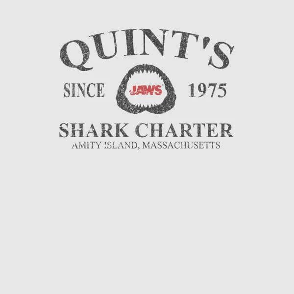 Jaws Quint's Shark Charter Dames T-shirt - Grijs