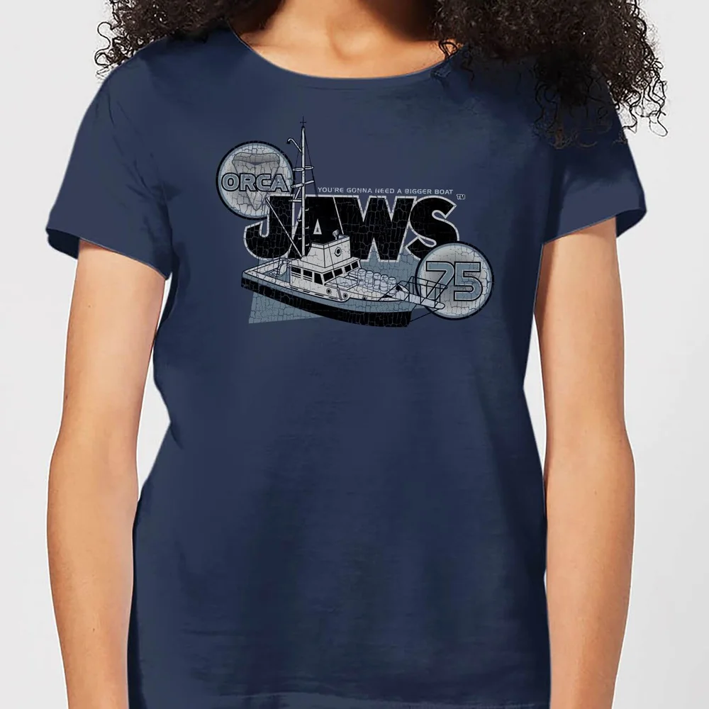 Jaws Orca 75 Dames T-shirt - Navy - S Afbeelding 1