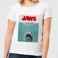Jaws Classic Poster Dames T-shirt - Wit - undefined undefined