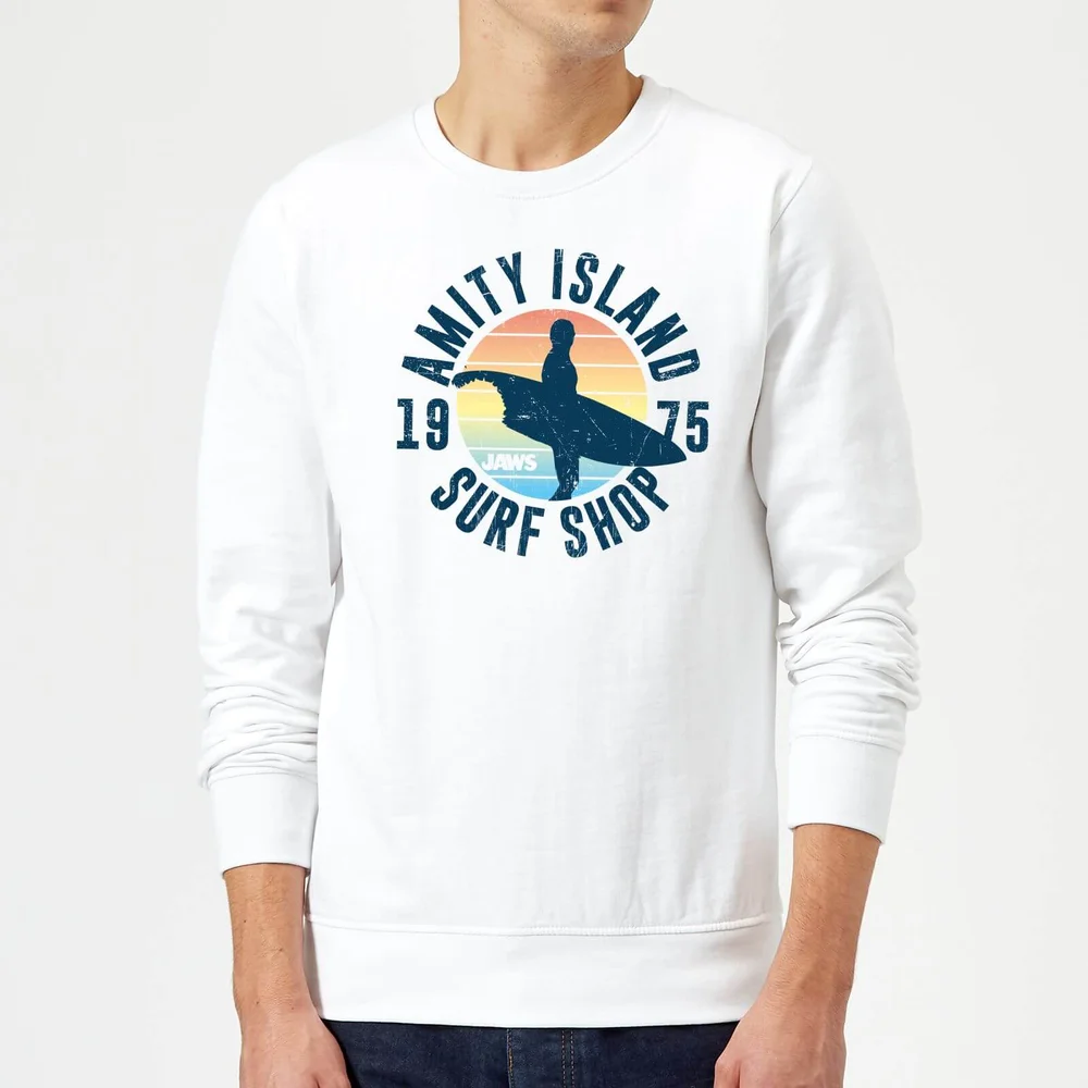 Jaws Amity Surf Shop Trui - Wit - S Afbeelding 1