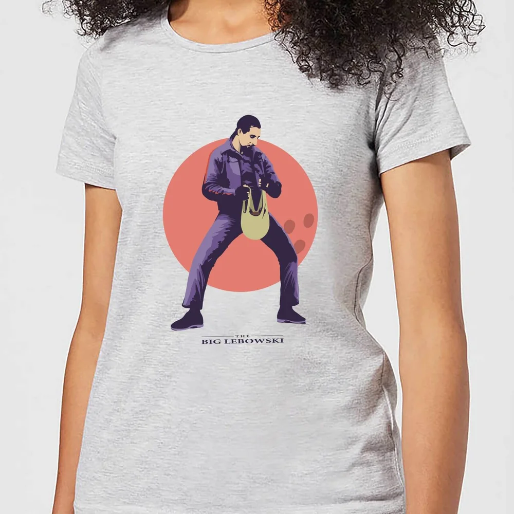 The Big Lebowski The Jesus Dames T-shirt - Grijs - S Afbeelding 1