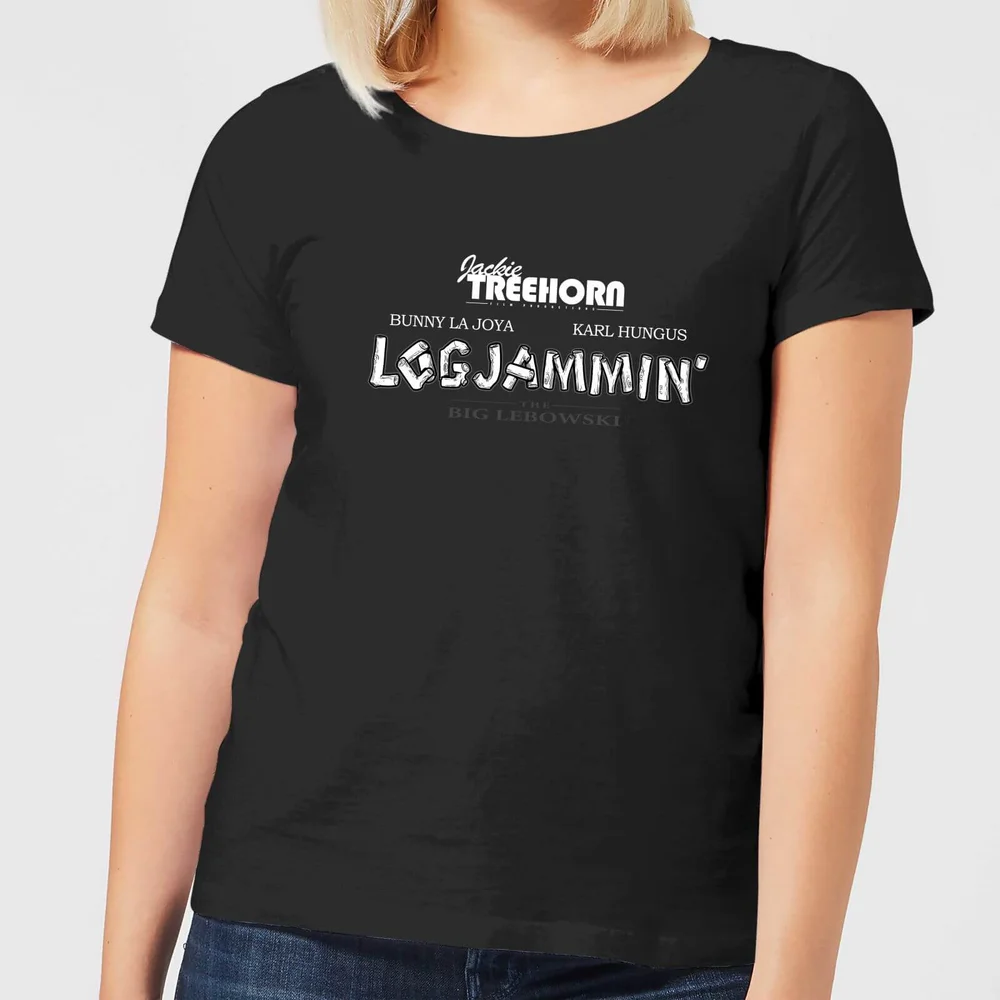 The Big Lebowski Logjammin Dames T-shirt - Zwart - S Afbeelding 1